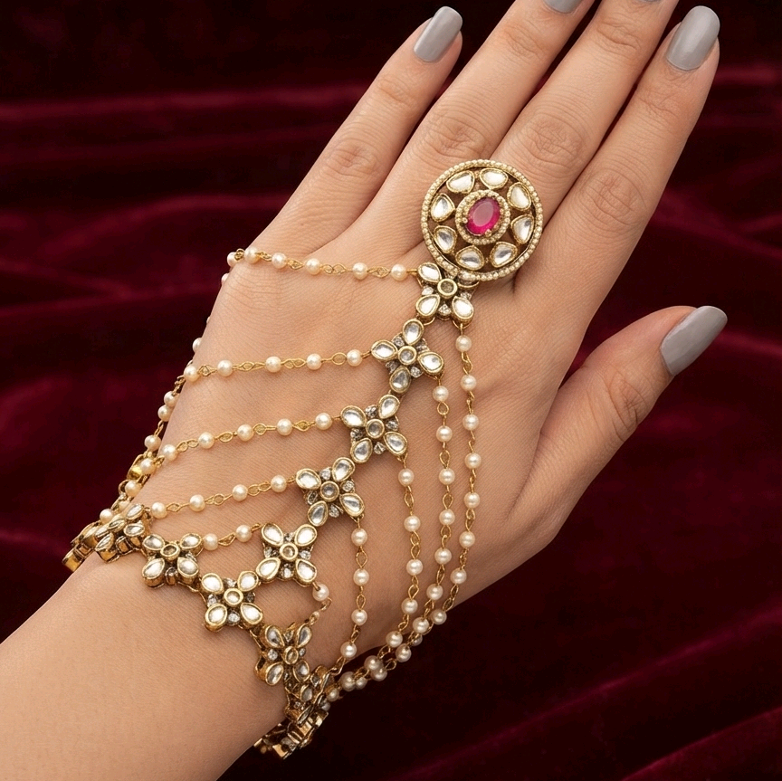 Moissanite Hathphool